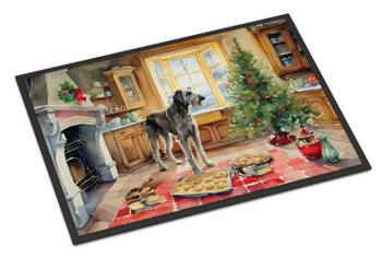 Irish Wolfhound Christmas Cookies Doormat 24H X 36W DAC3822 product image at NuMercy