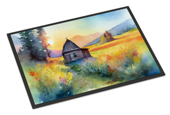 Montana Bitterroot in Watercolor Doormat 24H X 36W DAC1679 product image at NuMercy