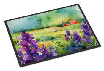 New Jersey Violet in Watercolor Doormat 24H X 36W DAC1688 product image at NuMercy