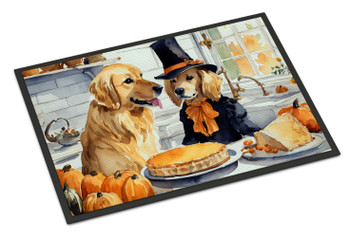 Golden Retriever Fall Kitchen Pumpkins Doormat 24H X 36W DAC1774 product image at NuMercy