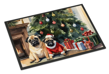 Pug Cozy Christmas Doormat 24H X 36W DAC2732 product image at NuMercy