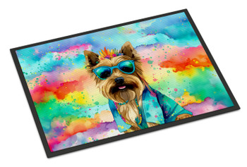 Cairn Terrier Hippie Dawg Doormat 24H X 36W DAC2479 product image at NuMercy