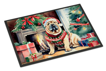 Shar Pei Cozy Christmas Doormat 24H X 36W DAC2746 product image at NuMercy
