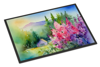 Idaho Syringa in Watercolor Doormat 24H X 36W DAC1646 product image at NuMercy