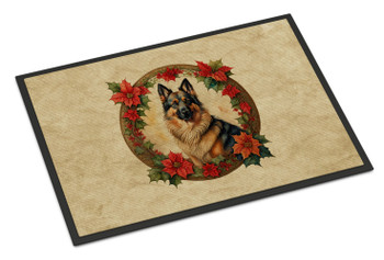 Belgian Tervuren Christmas Flowers Doormat 24H X 36W product image at NuMercy