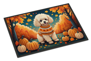 Poodle Fall Doormat 24H X 36W product image at NuMercy