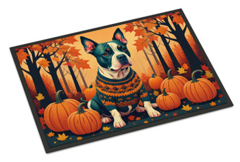 Pit Bull Terrier Fall Doormat 24H X 36W product image at NuMercy