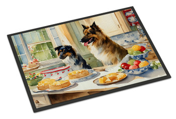 Belgian Tervuren Christmas Cookies Doormat 24H X 36W product image at NuMercy