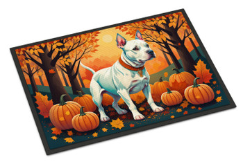 White Pit Bull Terrier Fall Doormat 24H X 36W product image at NuMercy