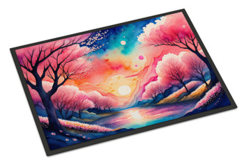 Cherry Blossom in Color Doormat 24H X 36W product image at NuMercy