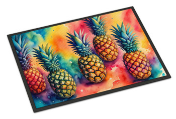 Colorful Pineapples Doormat 24H X 36W product image at NuMercy