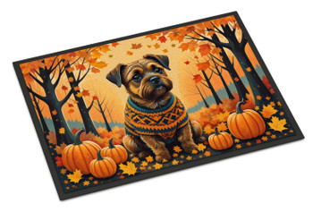 Border Terrier Fall Doormat 24H X 36W product image at NuMercy