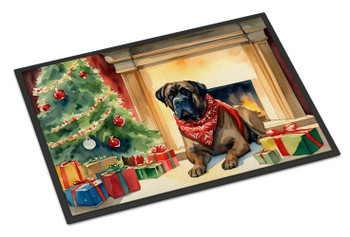 Bullmastiff Cozy Christmas Doormat 24H X 36W DAC2625 product image at NuMercy