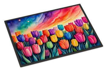 Tulips in Color Doormat 24H X 36W product image at NuMercy
