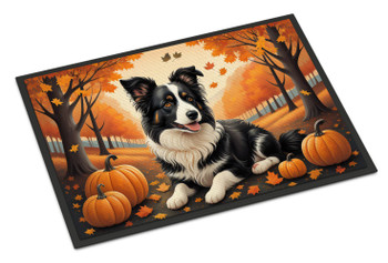 Border Collie Fall Doormat 24H X 36W product image at NuMercy