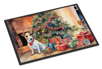 Jack Russell Terrier Cozy Christmas Doormat 24H X 36W DAC2681 product image at NuMercy
