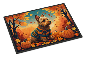Australian Terrier Terrier Fall Doormat 24H X 36W product image at NuMercy