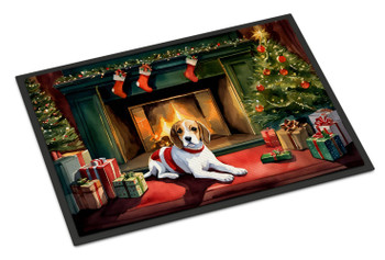 Beagle Cozy Christmas Doormat 24H X 36W product image at NuMercy