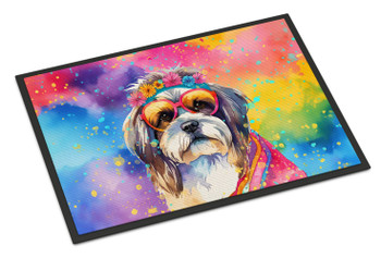 Shih Tzu Hippie Dawg Doormat 24H X 36W DAC2560 product image at NuMercy