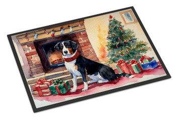 Appenzeller Sennenhund Cozy Christmas Doormat 24H X 36W product image at NuMercy