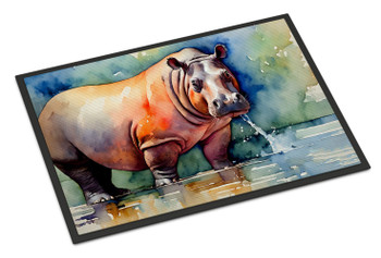 Hippopotamus Doormat 24H X 36W DAC2934 product image at NuMercy