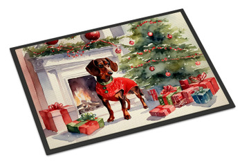 Dachshund Cozy Christmas Doormat 24H X 36W DAC2642 product image at NuMercy