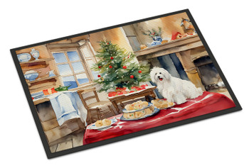 Coton De Tulear Christmas Cookies Doormat 24H X 36W product image at NuMercy