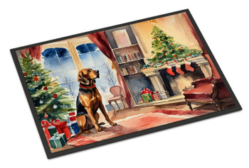 Bloodhound Cozy Christmas Doormat 24H X 36W product image at NuMercy