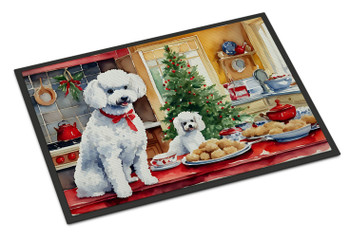 Poodle Christmas Cookies Doormat 24H X 36W DAC3870 product image at NuMercy