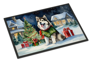 Alaskan Malamute Cozy Christmas Doormat 24H X 36W DAC2592 product image at NuMercy