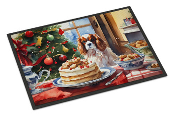 Cavalier Spaniel Christmas Cookies Doormat 24H X 36W DAC3761 product image at NuMercy