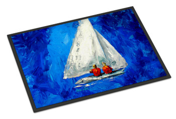 Twos Company Sailboat Doormat 24H X 36W product image at NuMercy