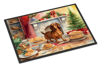 Dachshund Christmas Cookies Doormat 24H X 36W DAC3774 product image at NuMercy