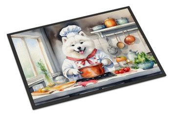 Samoyed The Chef Doormat 24H X 36W product image at NuMercy