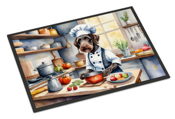 German Wirehaired Pointer The Chef Doormat 24H X 36W product image at NuMercy