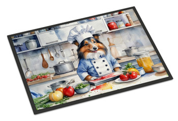 Sheltie The Chef Doormat 24H X 36W product image at NuMercy