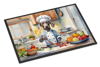 Weimaraner The Chef Doormat 24H X 36W product image at NuMercy