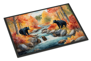Bears Autumn in the Woods Doormat 24H X 36W DAC7645 product image at NuMercy