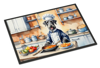 Scottish Deerhound The Chef Doormat 24H X 36W product image at NuMercy