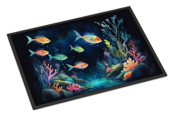 Bioluminescent Fish Doormat 24H X 36W DAC7656 product image at NuMercy