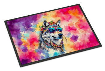 Hippie Animal Wolf Doormat 24H X 36W DAC4051 product image at NuMercy