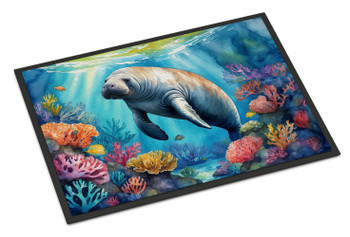 Manatee and Coral Reefs Doormat 24H X 36W DAC7673 product image at NuMercy