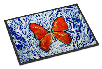 Red Glider Butterfly Doormat 24H X 36W product image at NuMercy