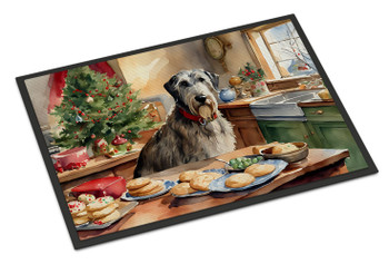 Irish Wolfhound Christmas Cookies Doormat 24H X 36W DAC3820 product image at NuMercy