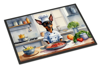 Miniature Pinscher The Chef Doormat 24H X 36W product image at NuMercy
