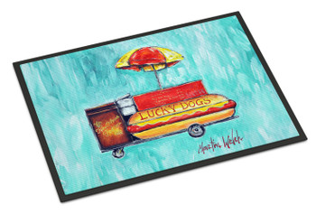 Hot Dog Cart Doormat 24H X 36W product image at NuMercy