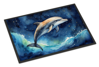 Dolphin in a Starry Sea Doormat 24H X 36W DAC7663 product image at NuMercy