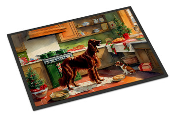 Irish Setter Christmas Cookies Doormat 24H X 36W DAC3815 product image at NuMercy