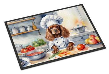 Cocker Spaniel The Chef Doormat 24H X 36W product image at NuMercy