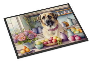 Decorating Easter Anatolian Shepherd Dog Doormat 24H X 36W product image at NuMercy